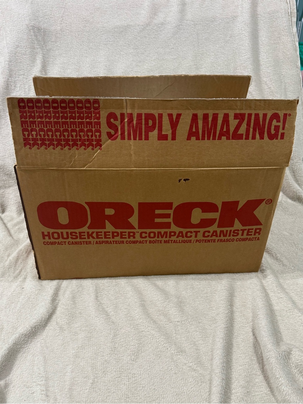 Oreck XL Compact Canister Vacuum BB870-AW | Like New, Light Use, Sealed Parts